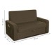 Sofacama Mx Daiane C/Bau Matrix Vel 256 Marron