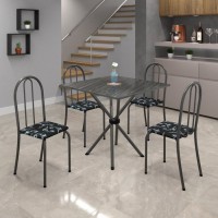 MESA TUB 048 GRANITO 70X70 C/4CAD ANE SOMA
