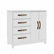 Comoda Dubai C/Sap Plus Imop Branco