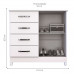 Comoda Dubai C/Sap Plus Imop Branco