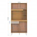 Kit Cozinha Kit Duda 90 cm Damasco Off White  Poquema