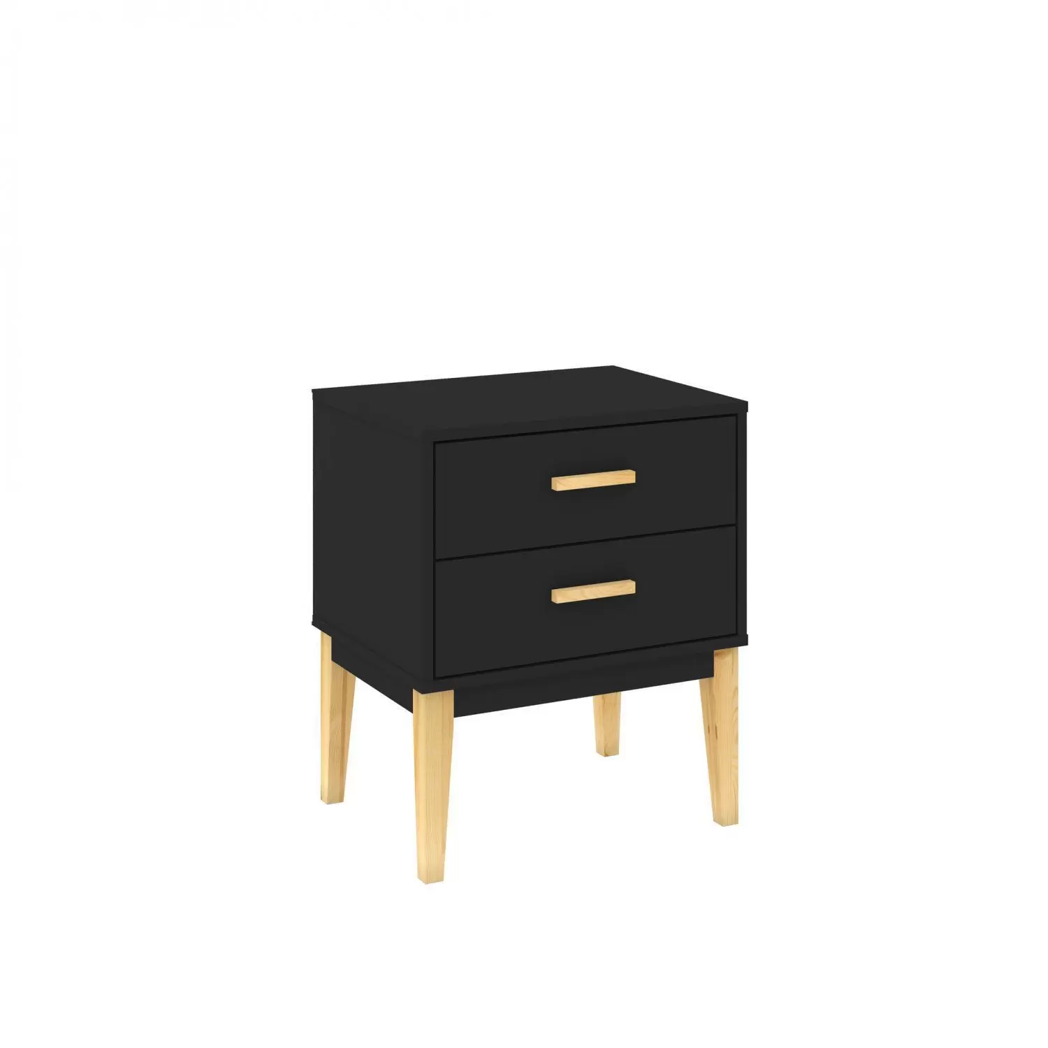 Mesa Cabeceira Le6007 Movel Bento Preto  