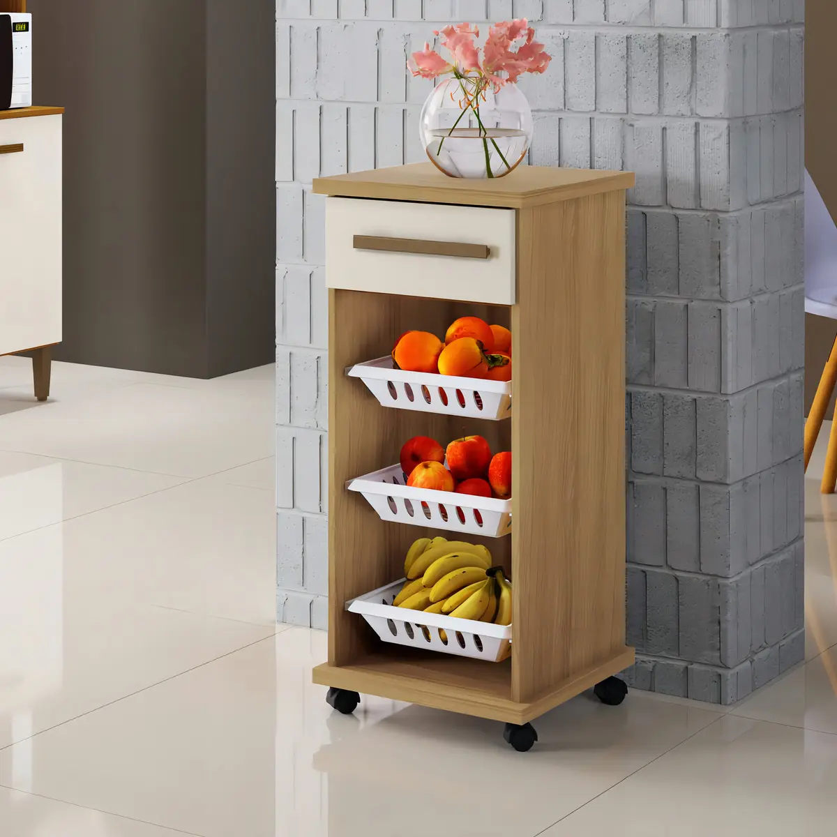 Fruteira Curitiba ArteMoveis Cinamomo/Off